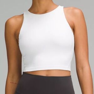 Lululemon white align tank- high neck